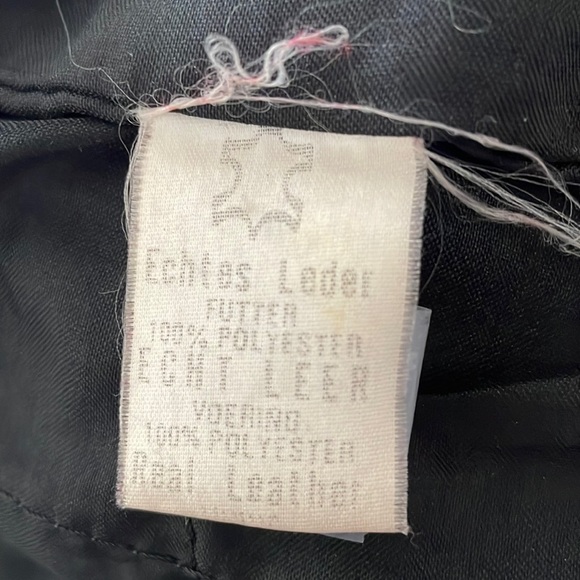 Vintage 1990 Leather Biker Jacket - Picture 9 of 12